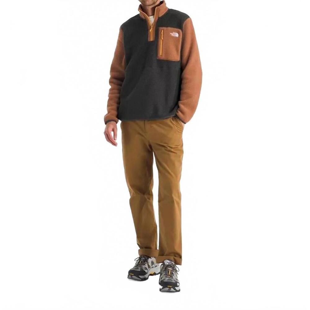 NEW THE NORTH FACE yumiori quarter zip jacket in asphalt grey burnt umber summit - Picture 5 of 6